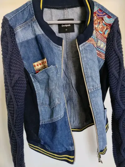 Chaqueta Desigual denim multicolor - miniatura 1