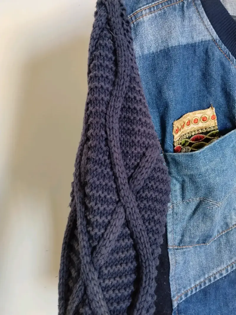 Chaqueta Desigual denim multicolor - 4