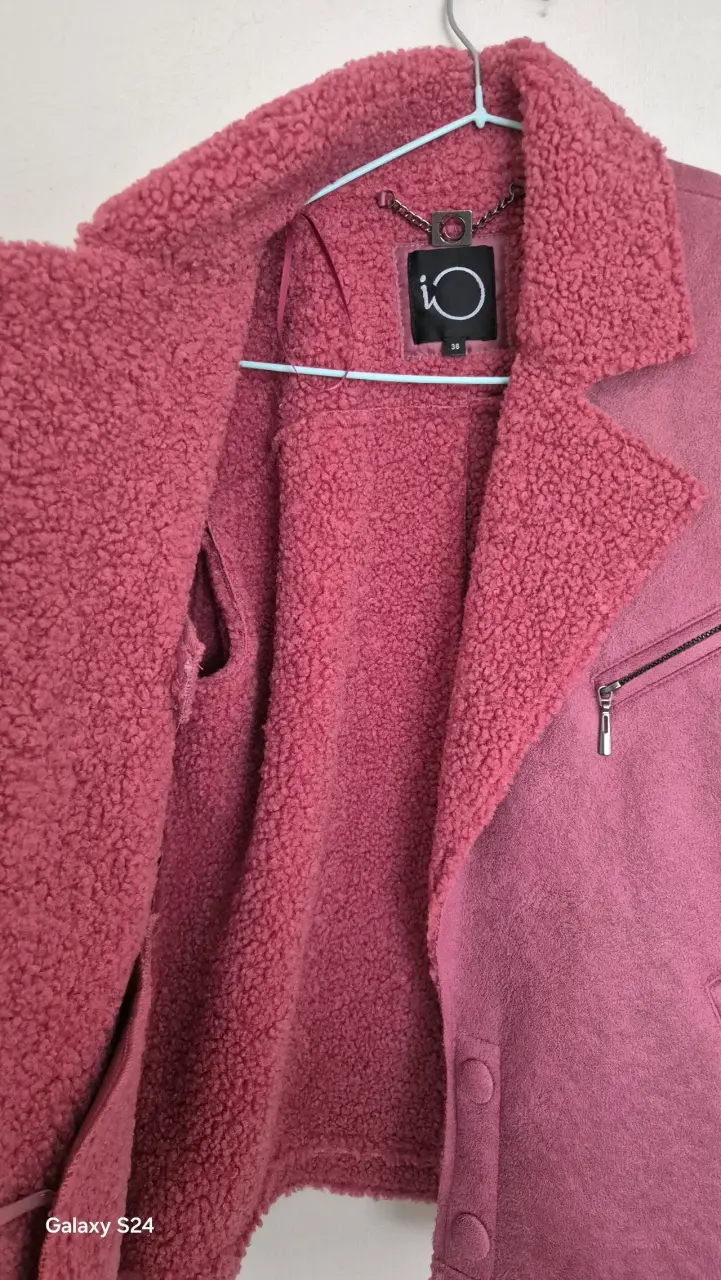 Chaqueta rosada mujer forro - 2