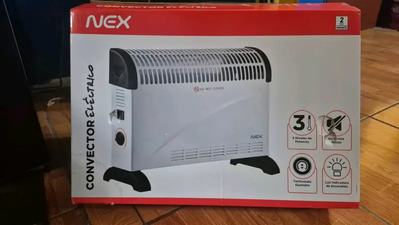 Calefactor convector eléctrico NEX