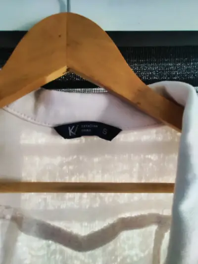Chaqueta mezclilla blanca mujer - miniatura 2