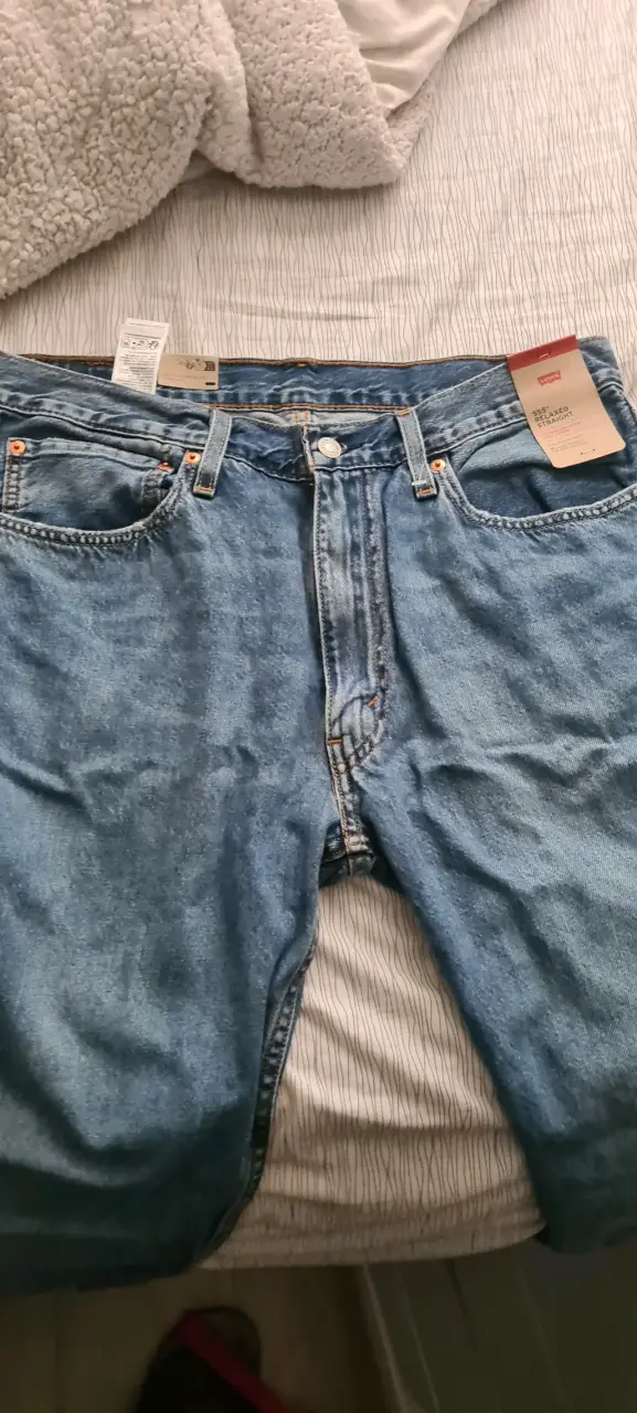 Jeans azules clásicos unisex - 3