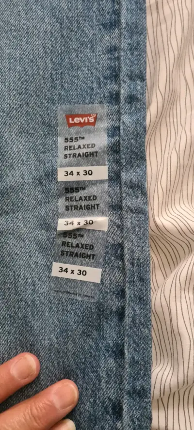Jeans azules clásicos unisex - miniatura 4