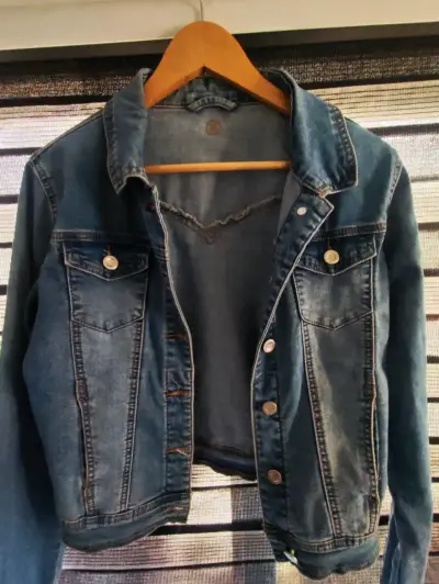 Chaqueta de mezclilla azul - miniatura 3