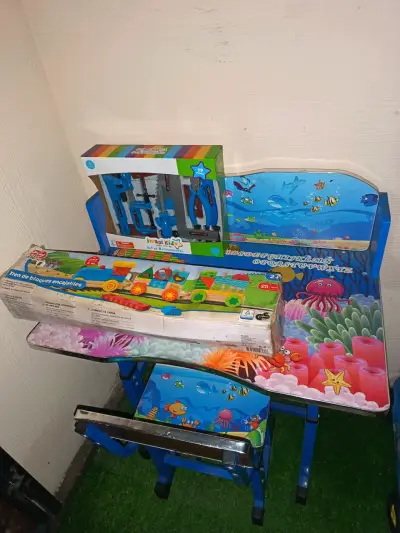 Set de escritorio infantil marino - miniatura 1