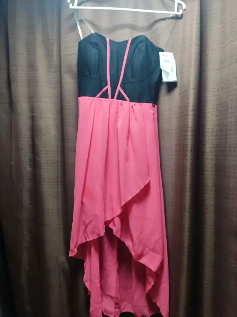 Vestido encaje beige y negro - 2