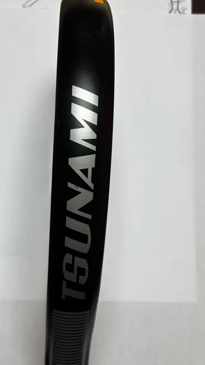 Pala de pádel Siux Tsunami All Black Carbon - 2