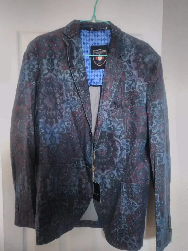 Blazer estampado elegante