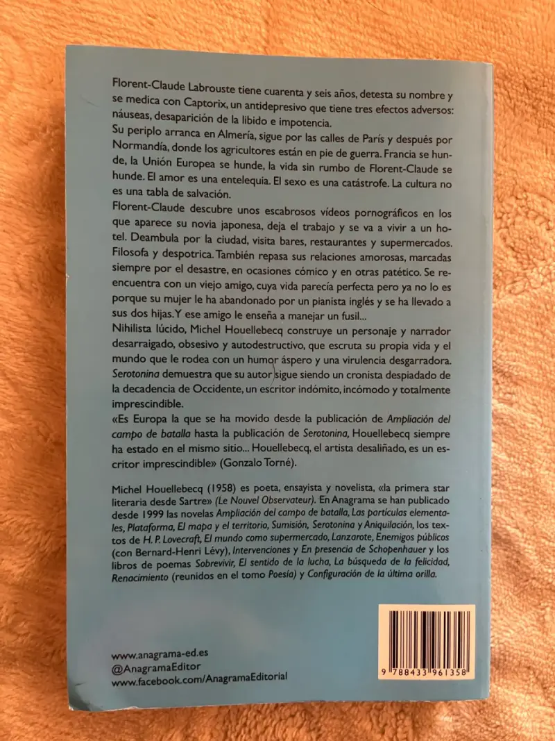 Libro Serotonina Michel Houellebecq - 2