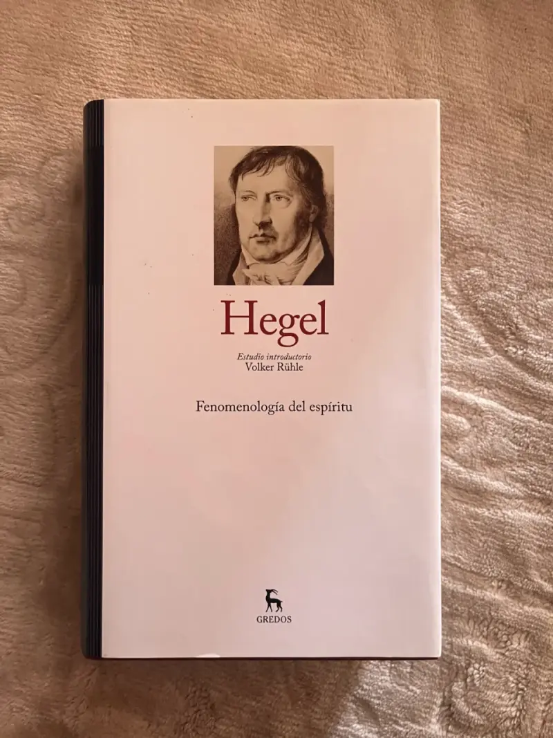 Libro Hegel Fenomenología del espíritu - 1
