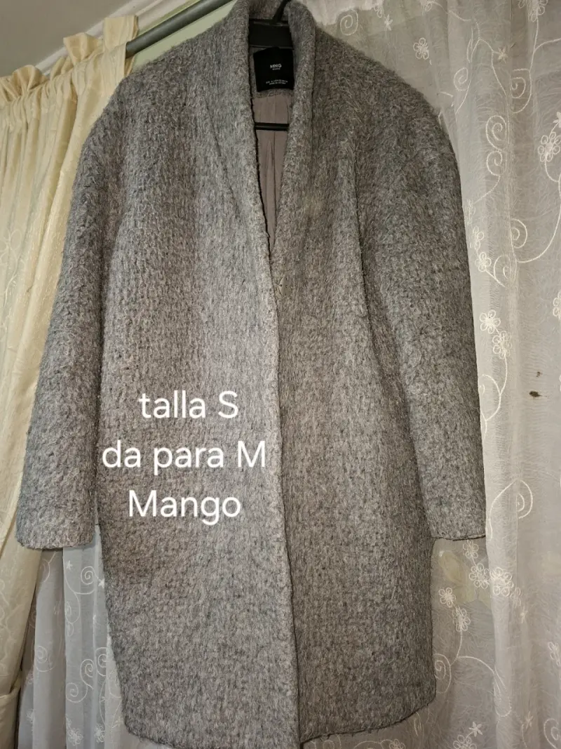 Abrigo verde doble botonadura talla M - 4