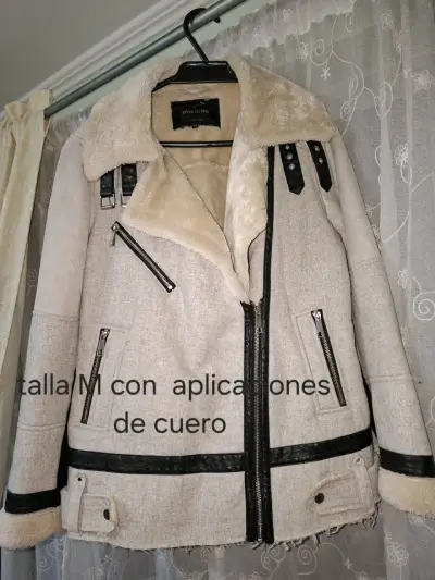 Abrigo verde doble botonadura talla M - miniatura 5
