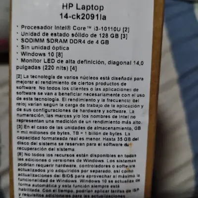 Laptop HP 14-ck2091la - miniatura 1