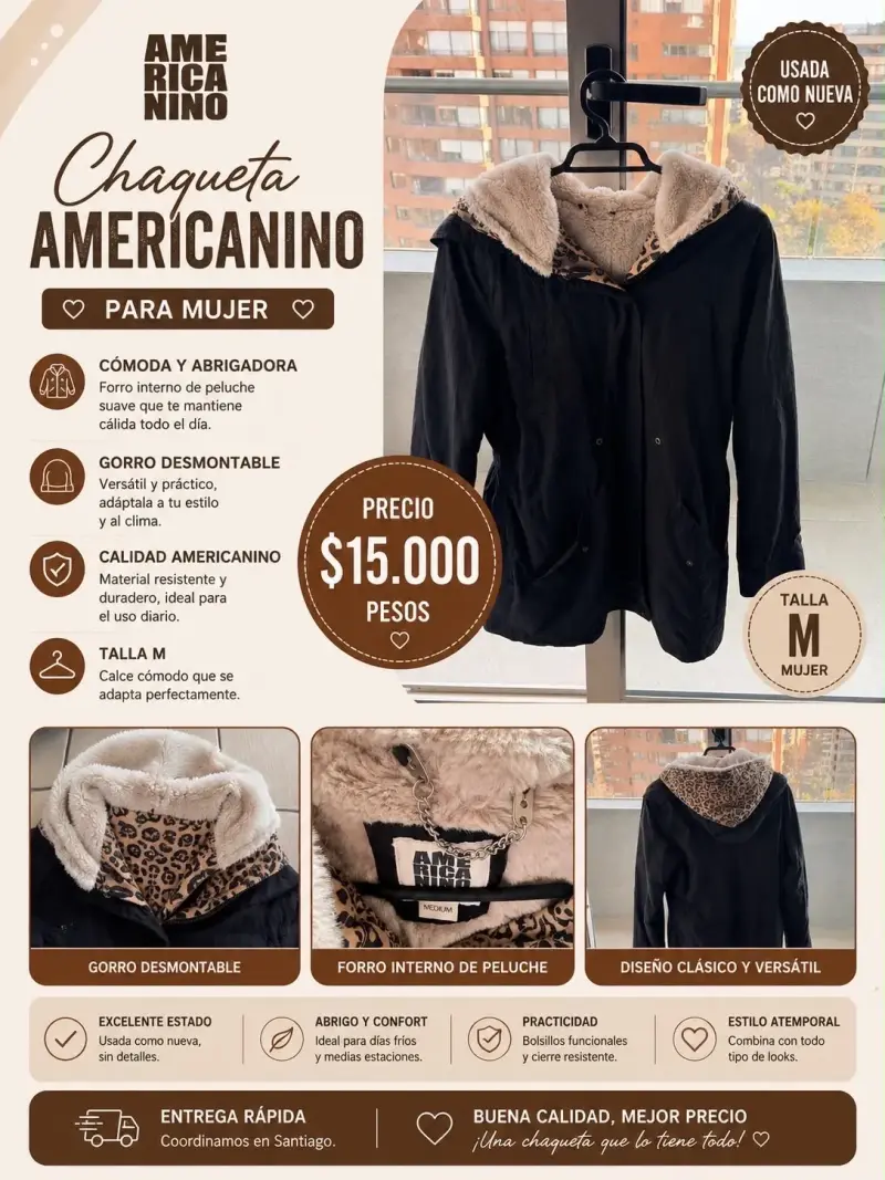 Chaqueta Americano para Mujer