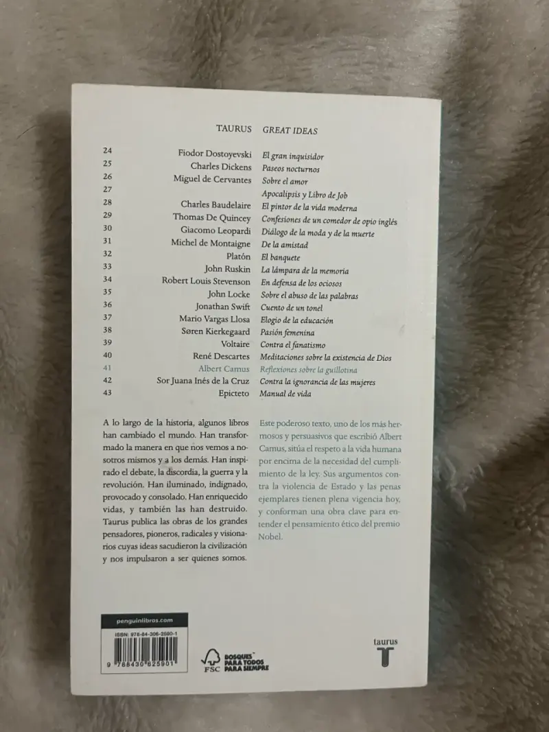 Libro 'Reflexiones sobre la guillotina' - 2