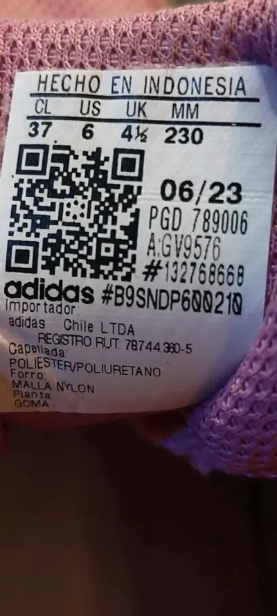 Zapatillas deportivas rosadas Adidas - miniatura 2