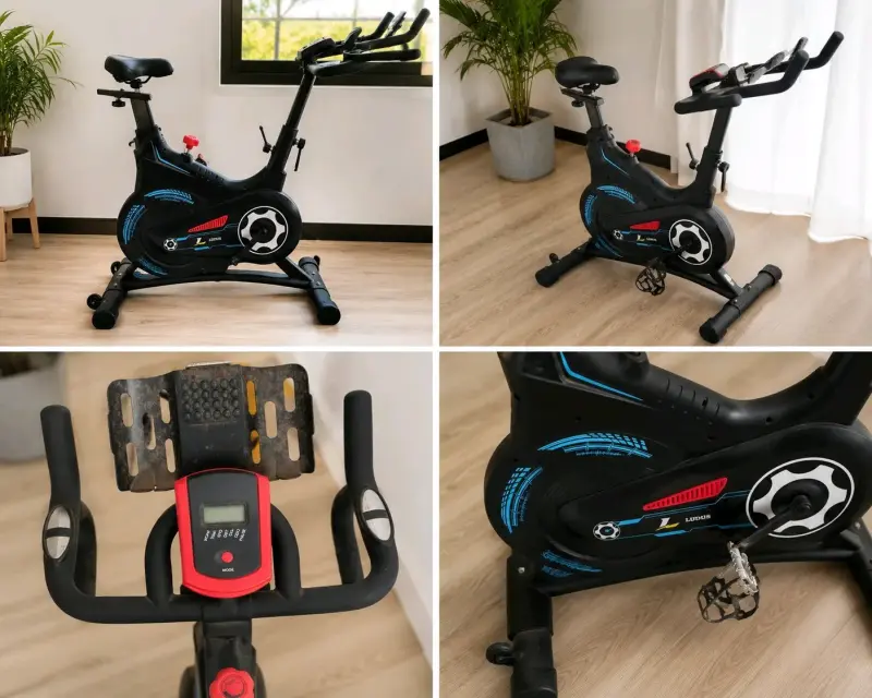Bicicleta estática Ludus negra