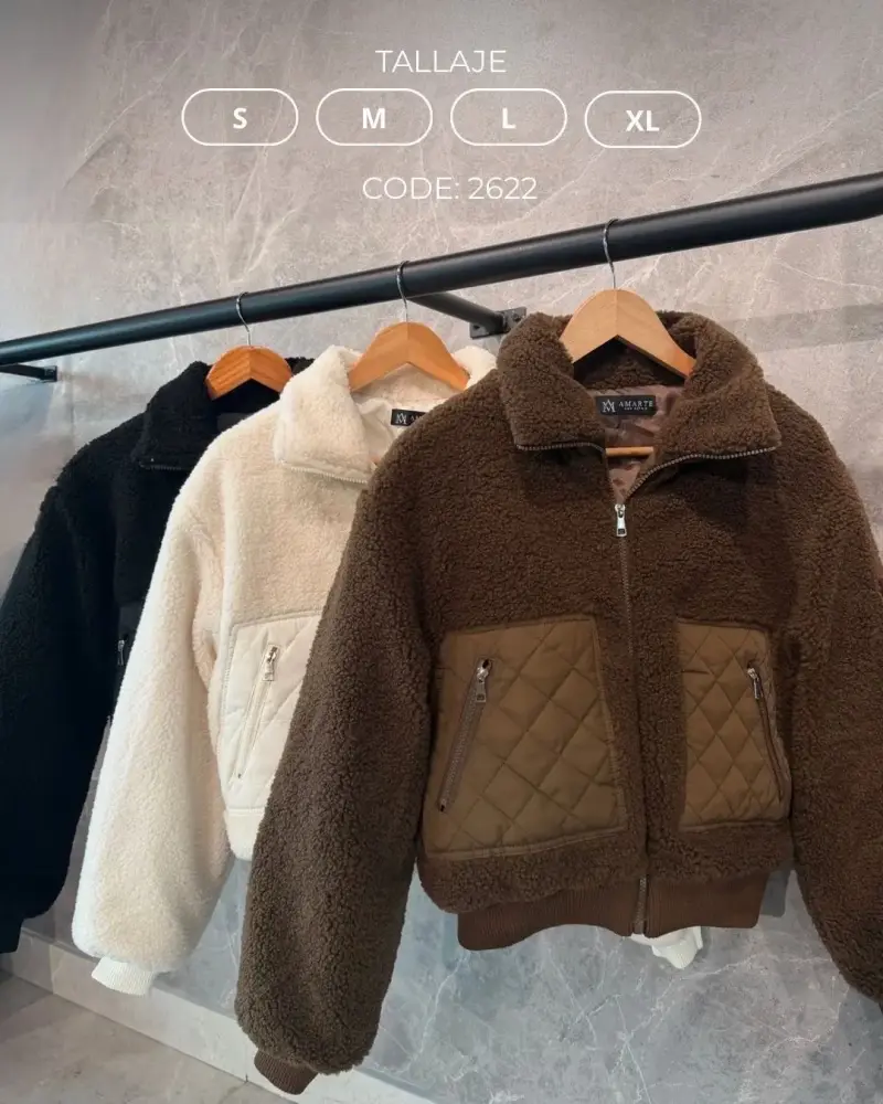 Chaqueta de lana sherpa