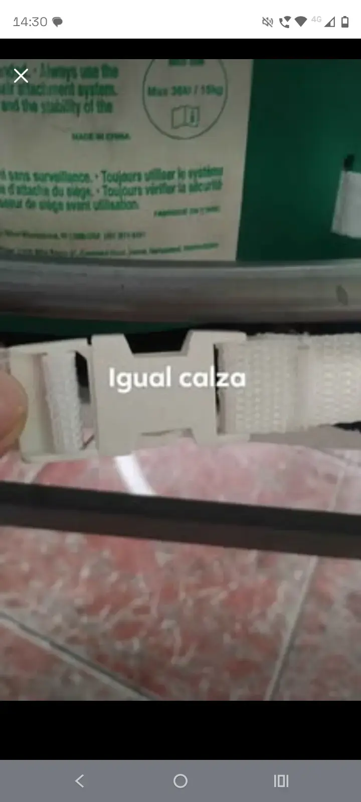 Silla alta para bebé blanca - 5