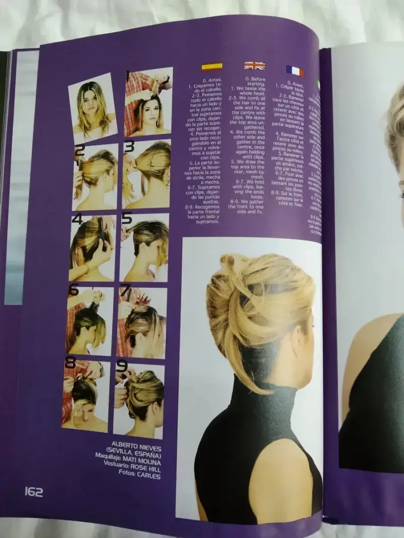 Libro Técnicas De Peinado Y Cortes De Pelo - 4