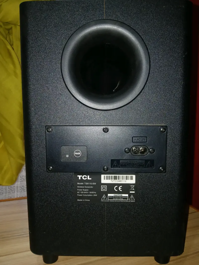 Barra de sonido TCL con subwoofer - 3