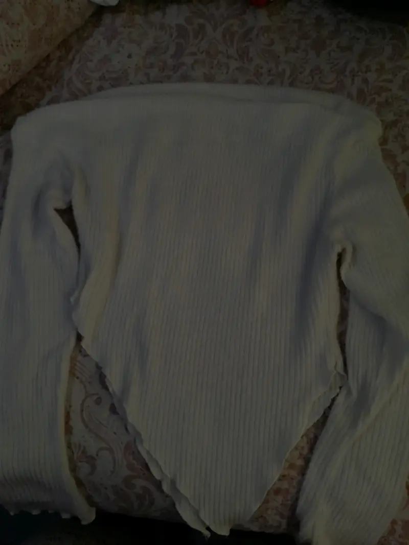 Polera blanca shein - 1