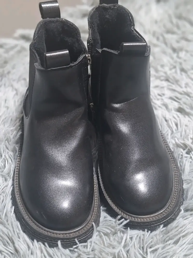 Botines negros de cuero - 2