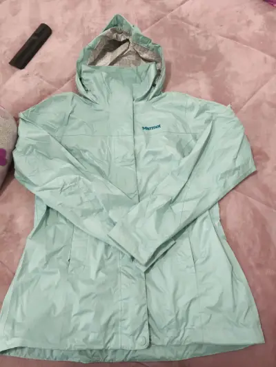 Chaqueta impermeable celeste Marmot - miniatura 1