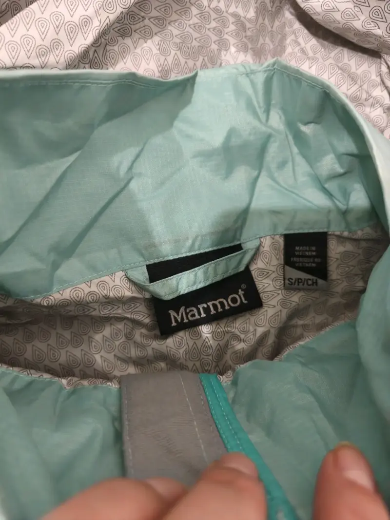 Chaqueta impermeable celeste Marmot - 3