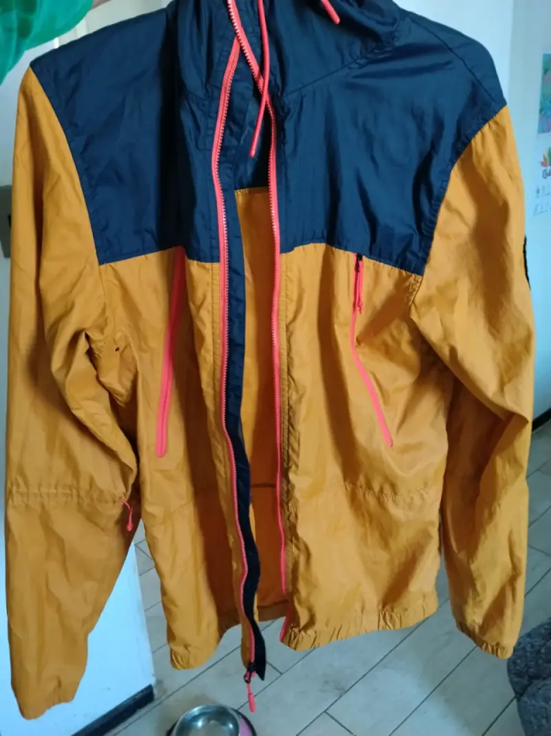 Chaqueta The North Face azul y naranja - 4