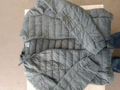 Chaqueta acolchada gris - miniatura 1
