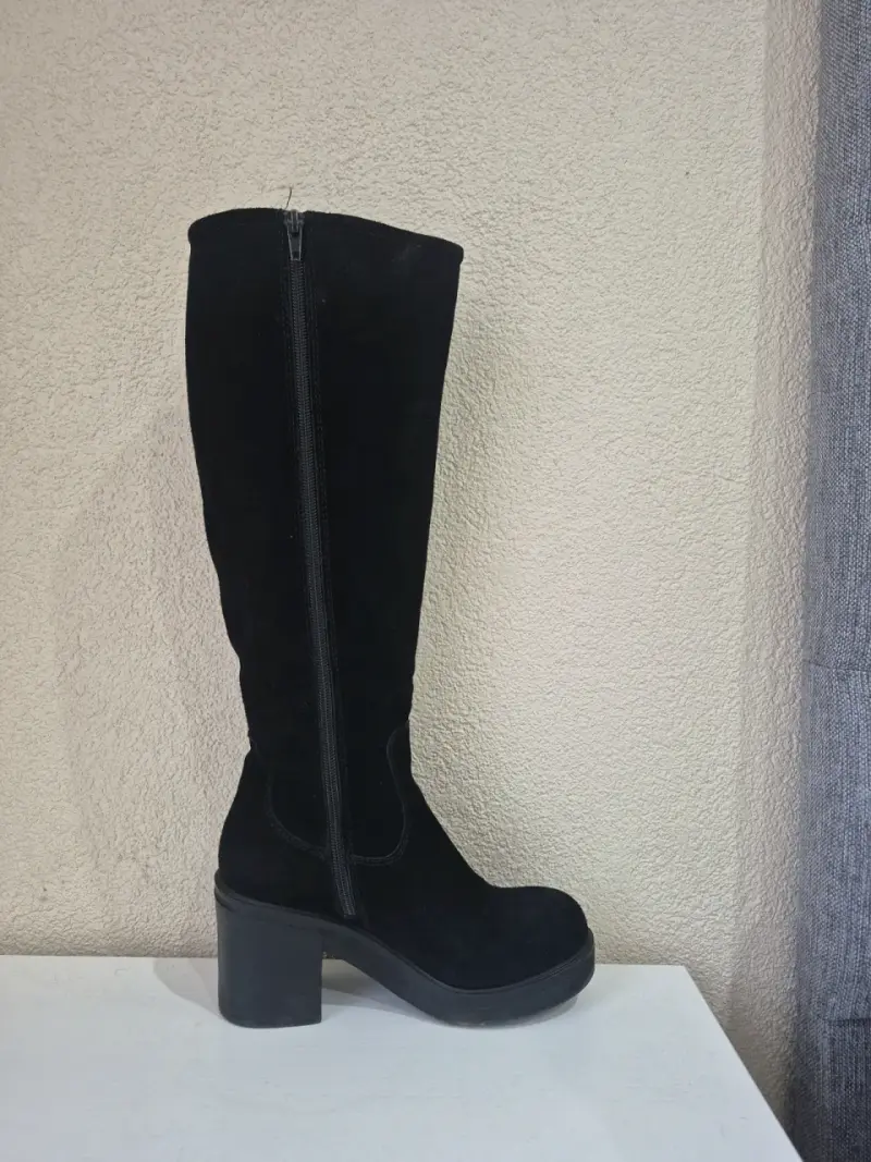 Botas altas negras de tacón - 3