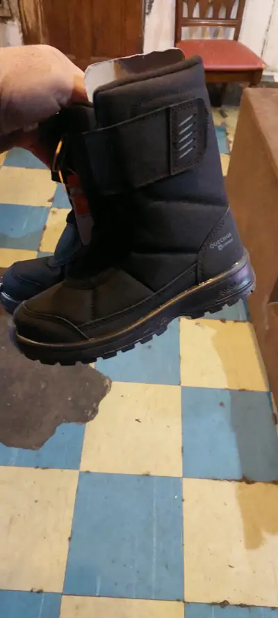 Botas de nieve negras Quechua - miniatura 1