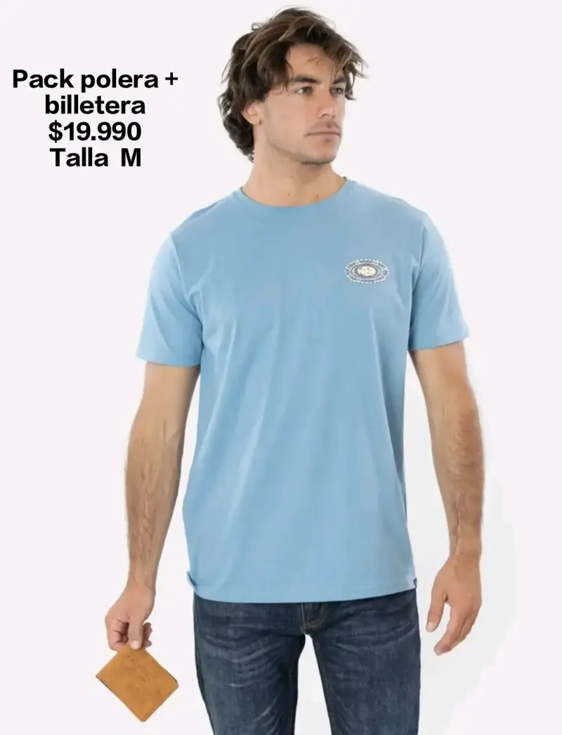Polerón azul talla M - 4