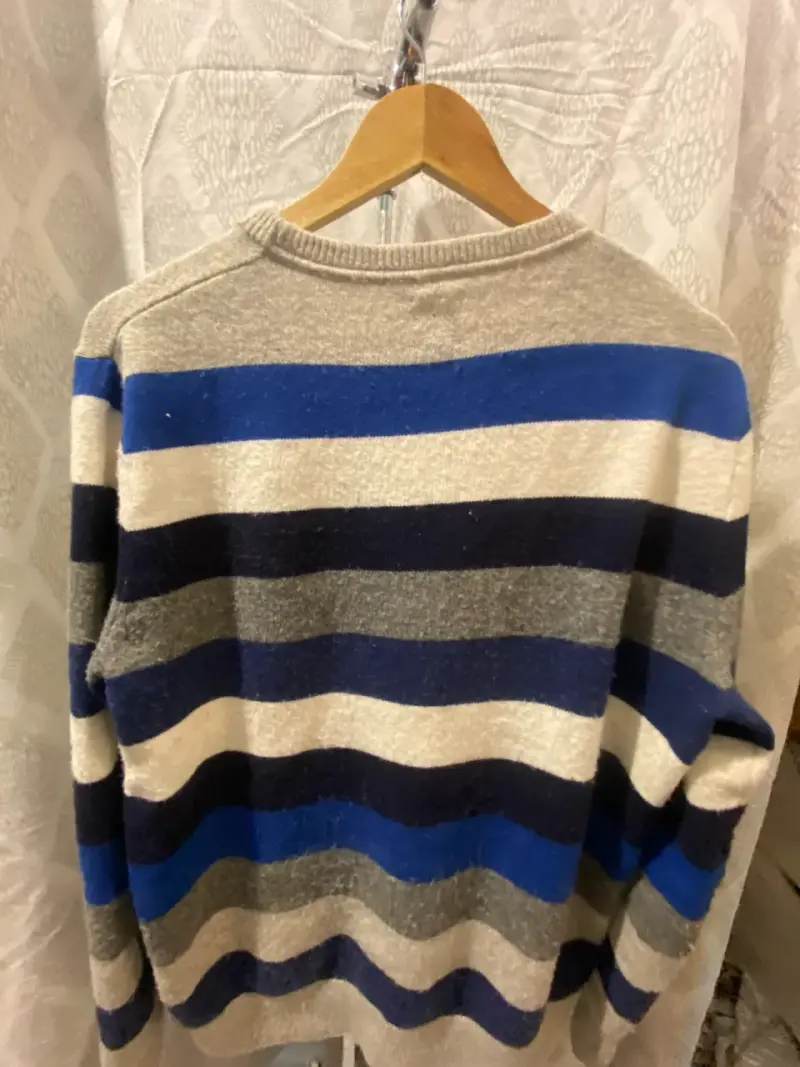 Suéter GAP rayado multicolor talla M. - 3