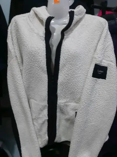 Chaqueta Calvin Klein blanca - miniatura 1