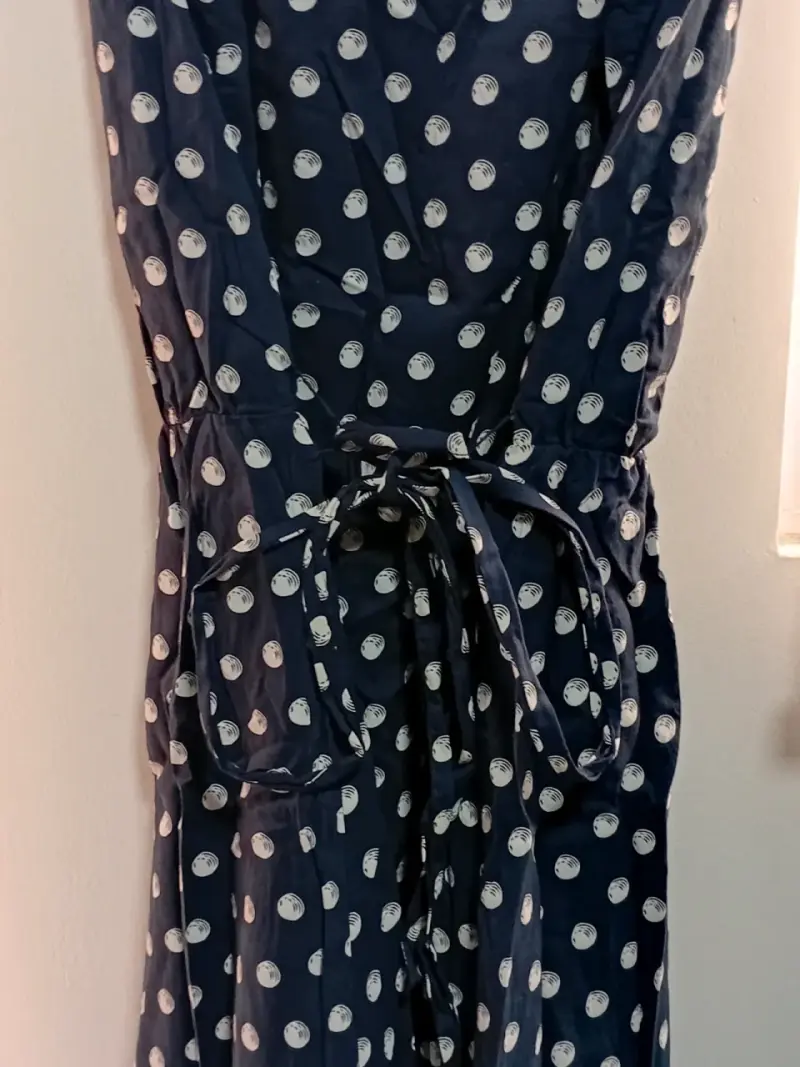 Vestido negro de lunares - 2