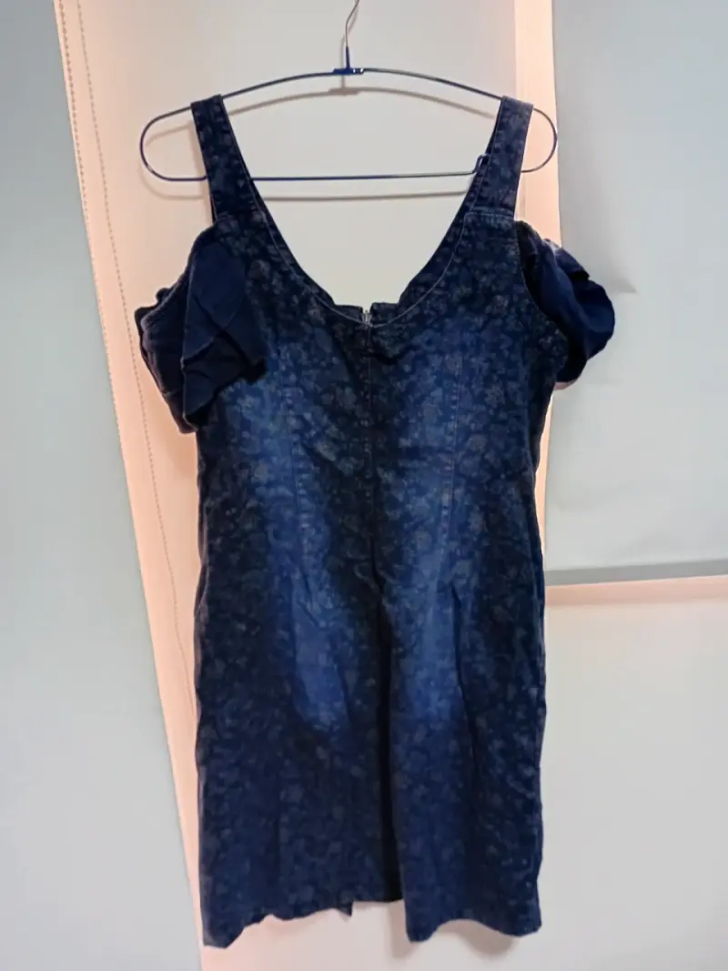 Vestido azul de mezclilla - 2