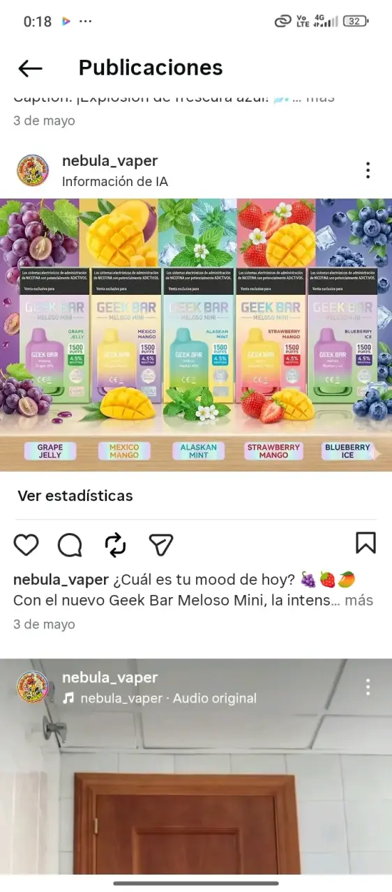 vapers Geek Bar sabores frutales - 4