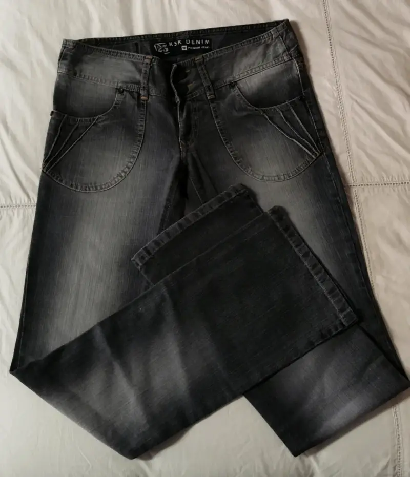 Jeans gris KSK Denim - 1