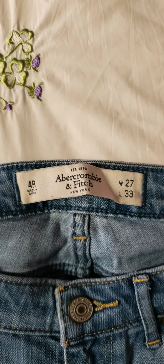 Jeans azul claro mujer Abercrombie - 2