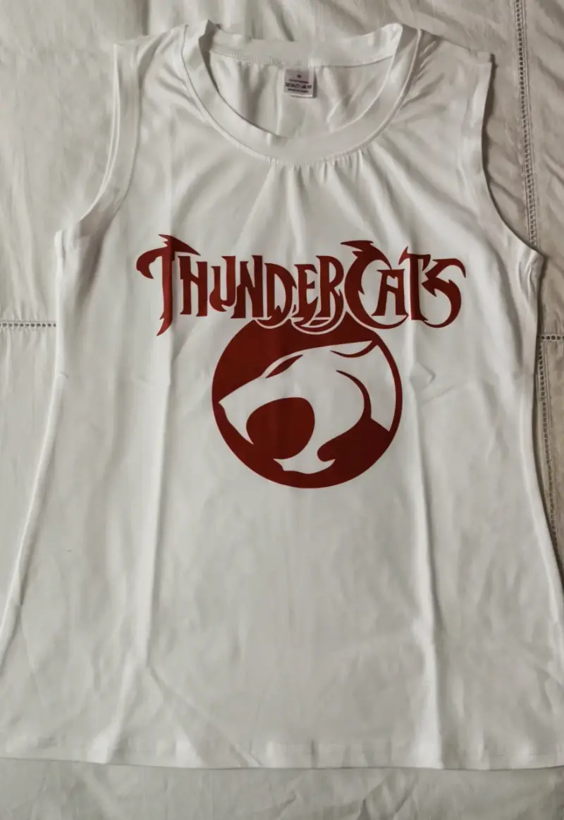 Polera sin mangas Thundercats blanca