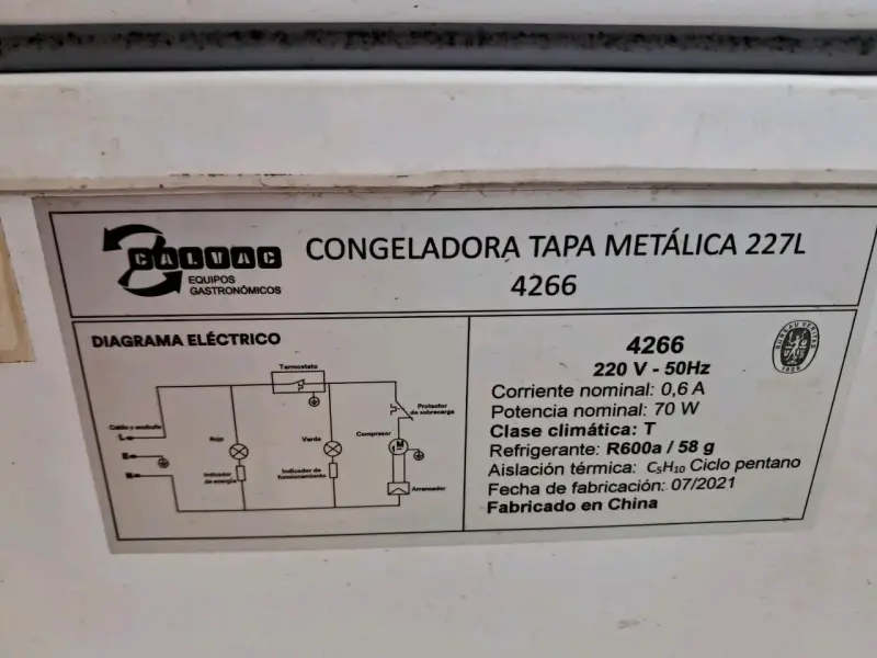 Freezer horizontal blanco Frigidaire - 3