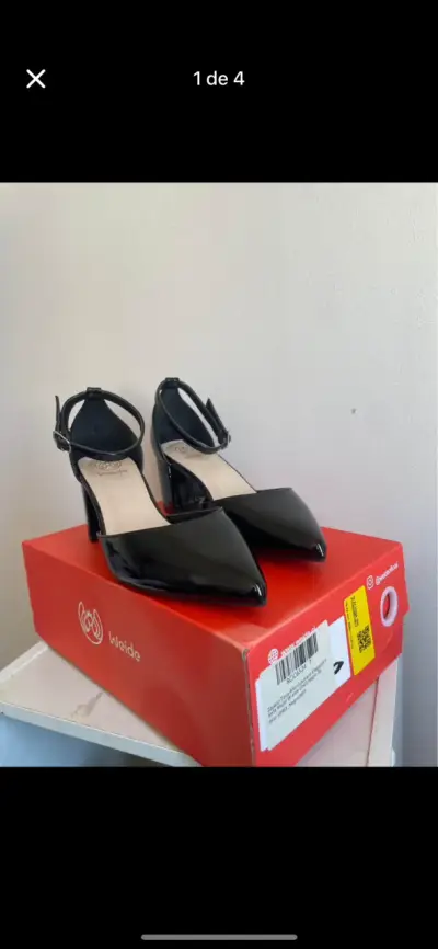 Zapatos de charol negro Weide - miniatura 1