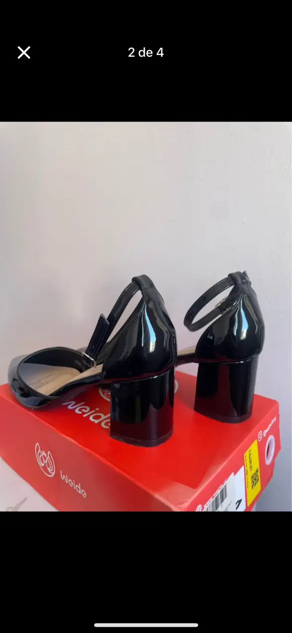 Zapatos de charol negro Weide - 2