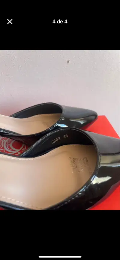 Zapatos de charol negro Weide - miniatura 3