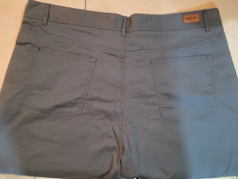 Shorts azul oscuro de hombre - 3