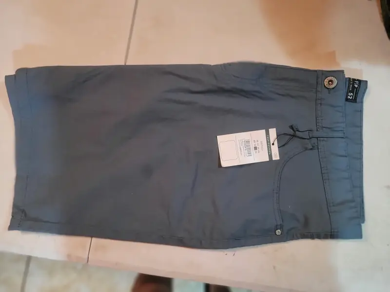 Shorts azul oscuro de hombre - 5