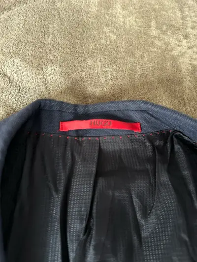 Blazer azul oscuro Hugo Boss - miniatura 3