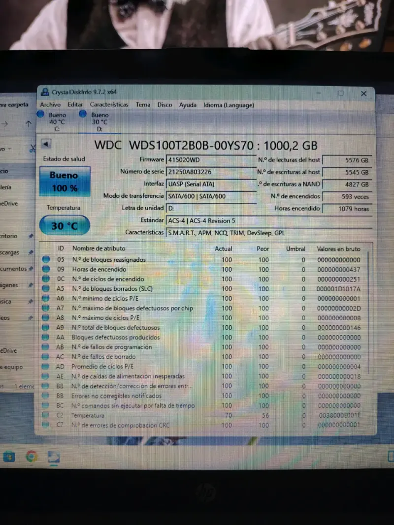 Disco Duro SSD WD Blue 1TB - 2
